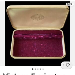 Vintage Farmington jewelry box